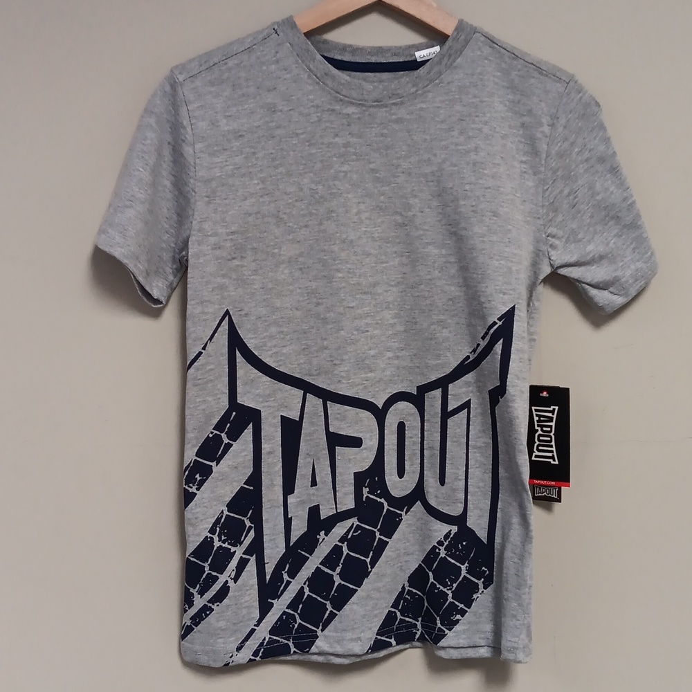 Tap out Grey T-Shirt size 10-12 NWT men’s